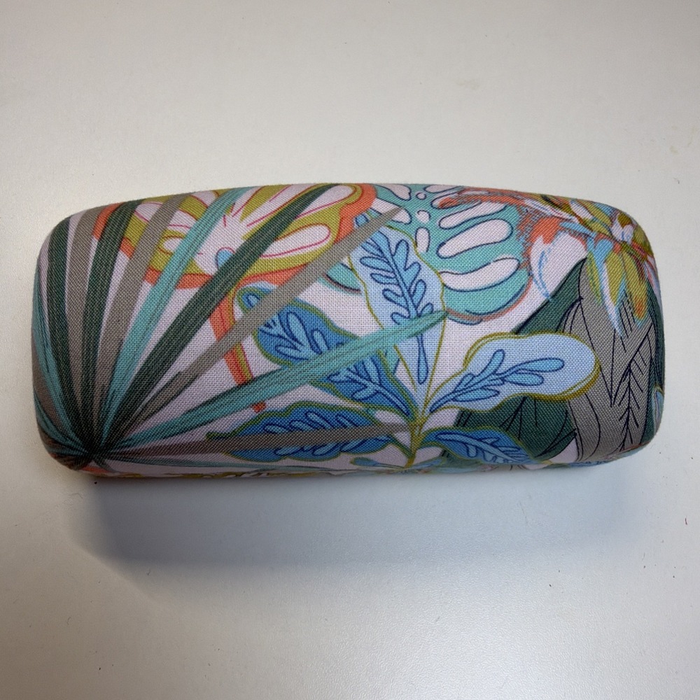 Vera Bradley Rain Forest Canopy Tropical Clamshell Readers Case Hard Eyeglasses